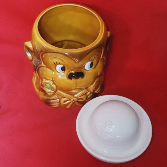 Vintage Sailor Monkey Ceramic Cookie Jar Japan Kitchen Decor Collectible - Picture 6 of 14